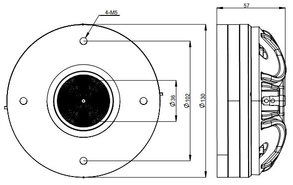 2D drawing of 200NTi