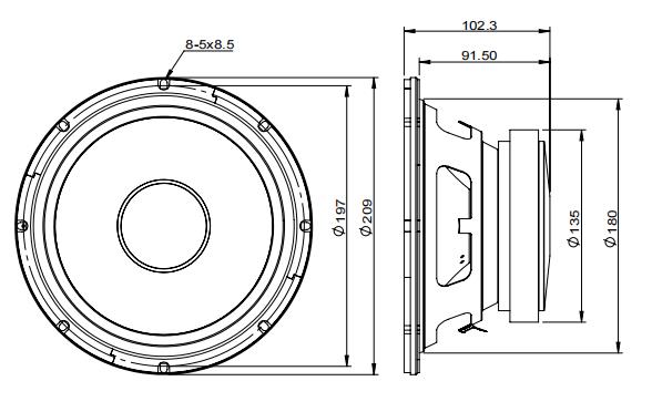 2D drawing of 81FIND