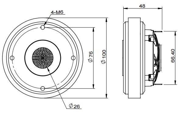2D drawing of 35CDOF